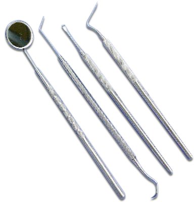 Zahnsteinentferner Set mit Mundspiegel InstrumenteNrw
